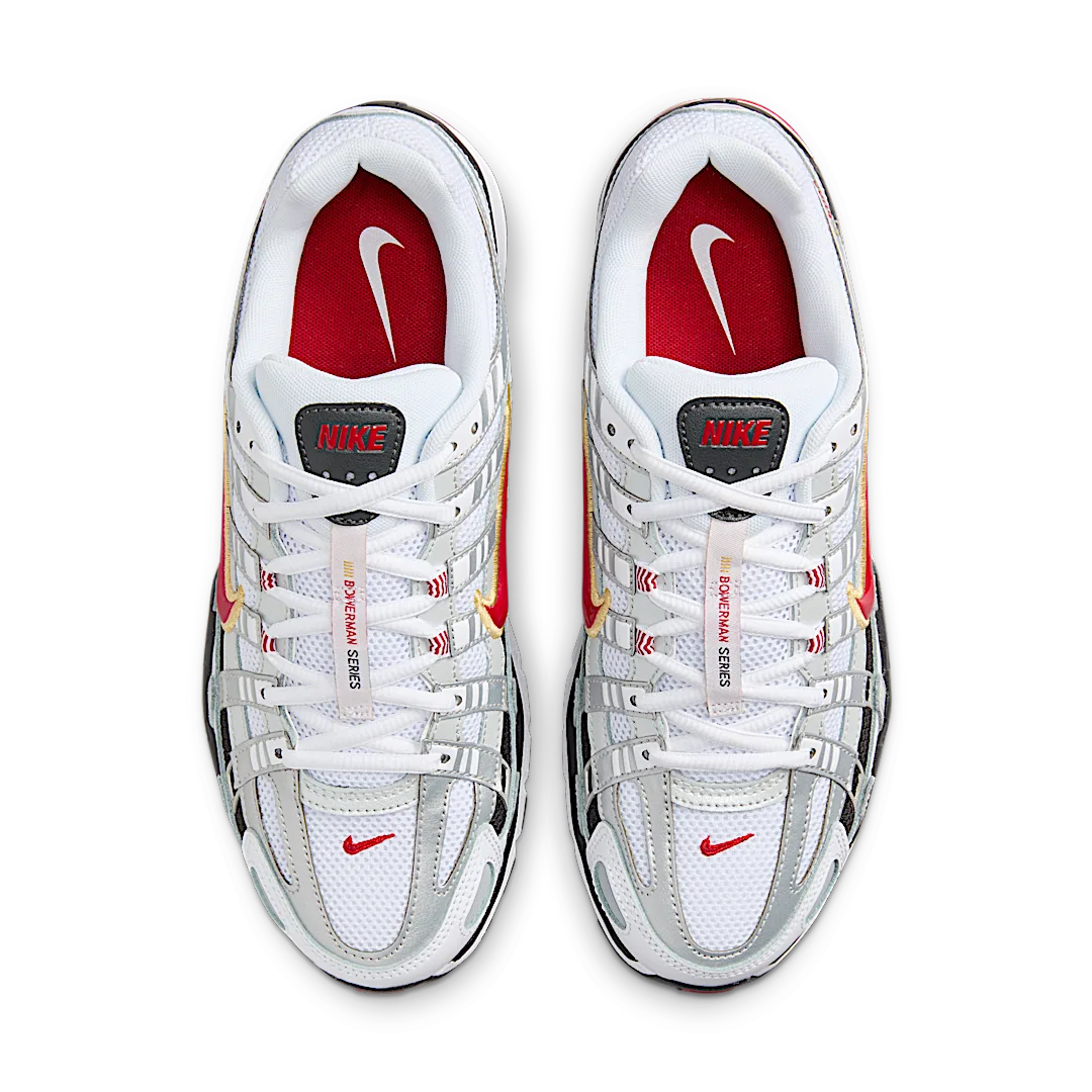 Nike P-6000 Platinum Varsity Red, White/Metallic Platinum/Varsity Red (CD6404-102)