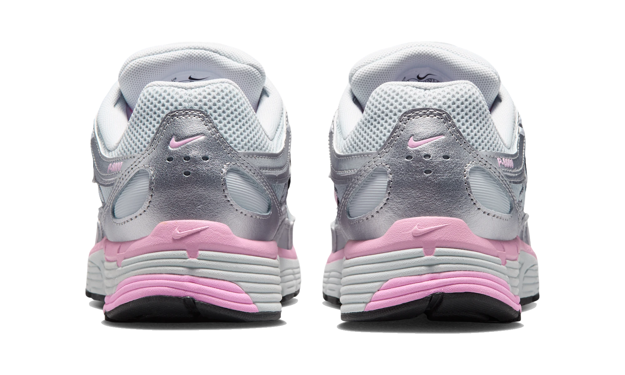 Nike P-6000 Pure Platinum Metallic Silver Black Pink