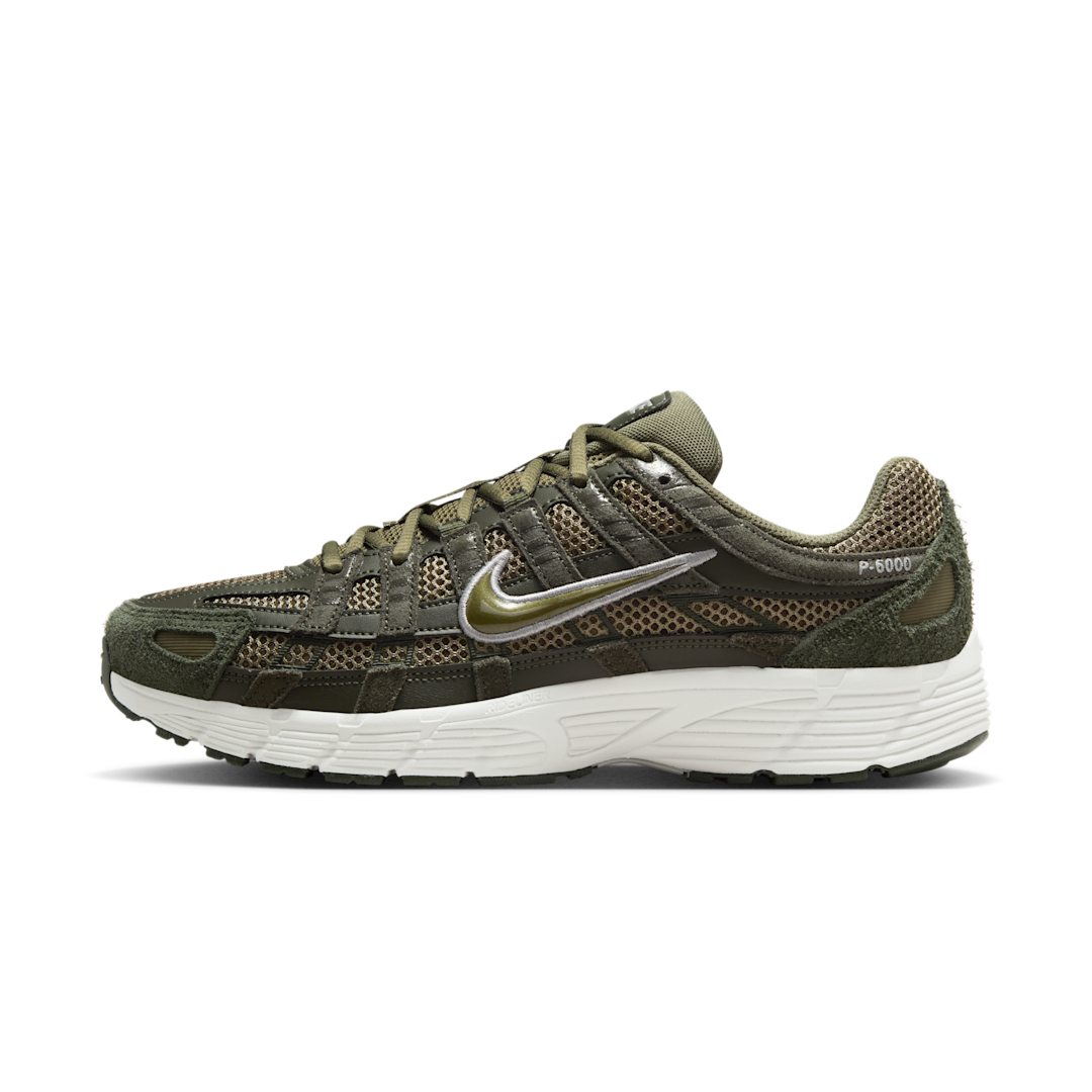 Nike P-6000 SE Sequoia Medium Olive, Sequoia/Phantom/Metallic Silver/Medium Olive (HF0015-301)