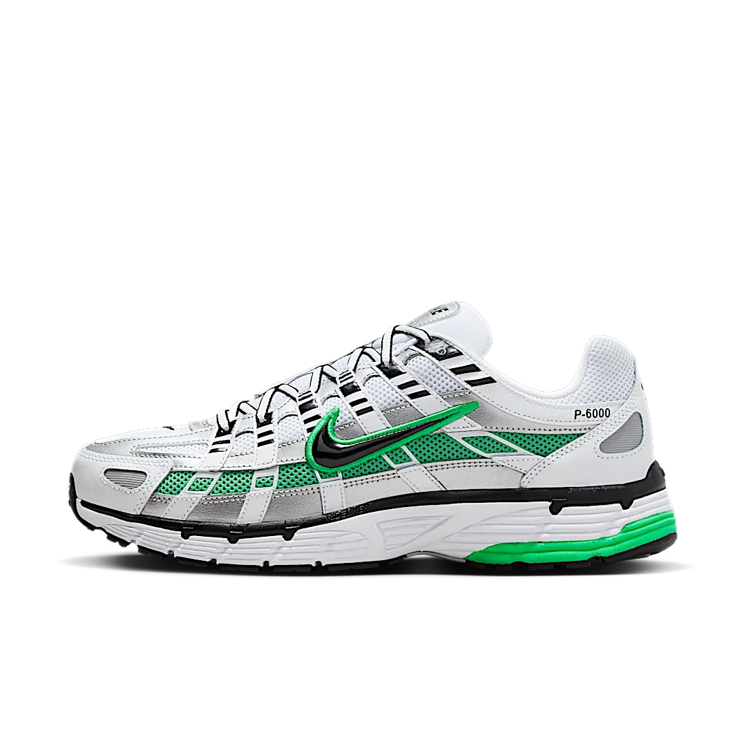 Nike P-6000 Spring Green, White/Metallic Silver/Spring Green/Black (CD6404-104)