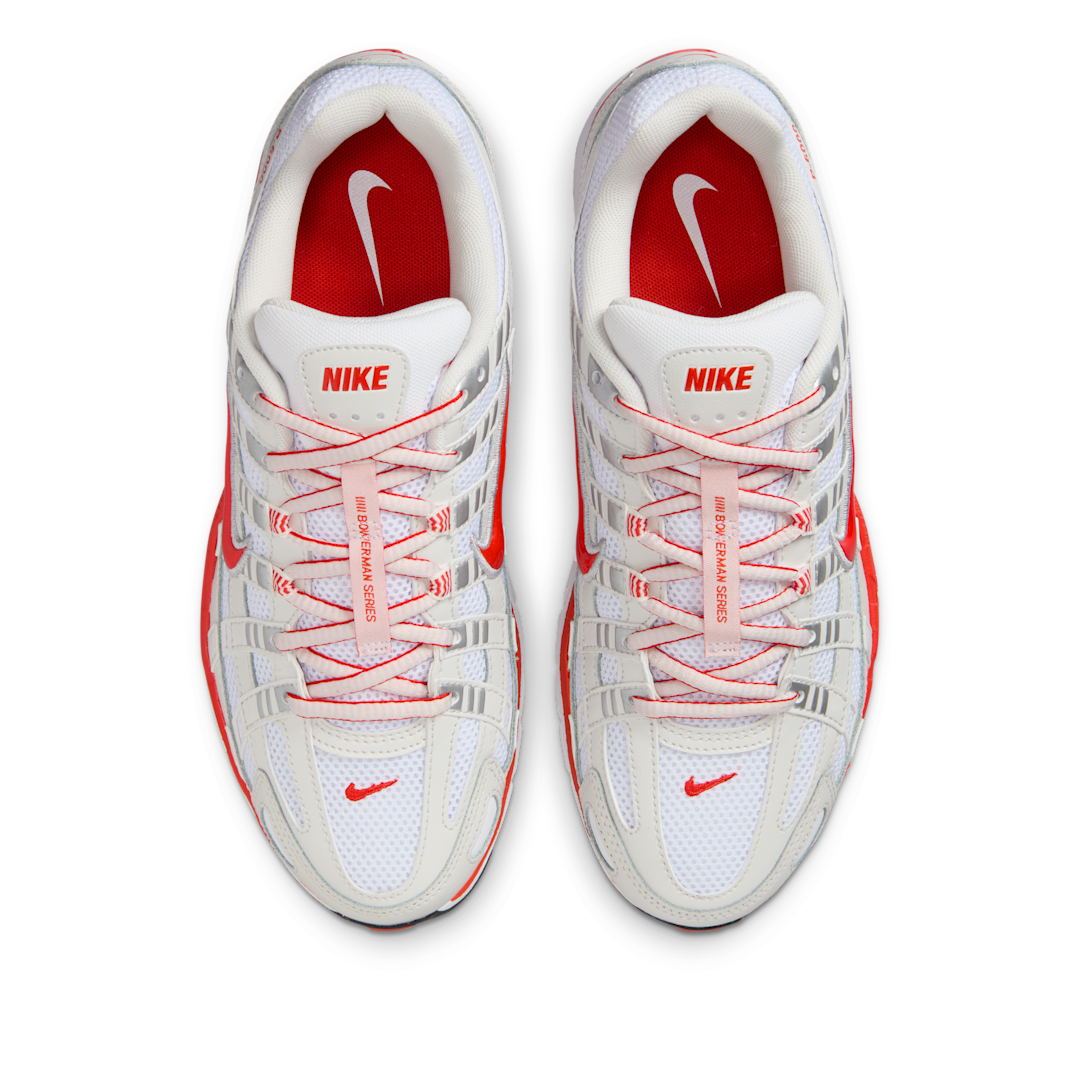 Nike P-6000 White Platinum Tint Black Picante Red, White/Platinum Tint/Black/Picante Red (BV1021-107)