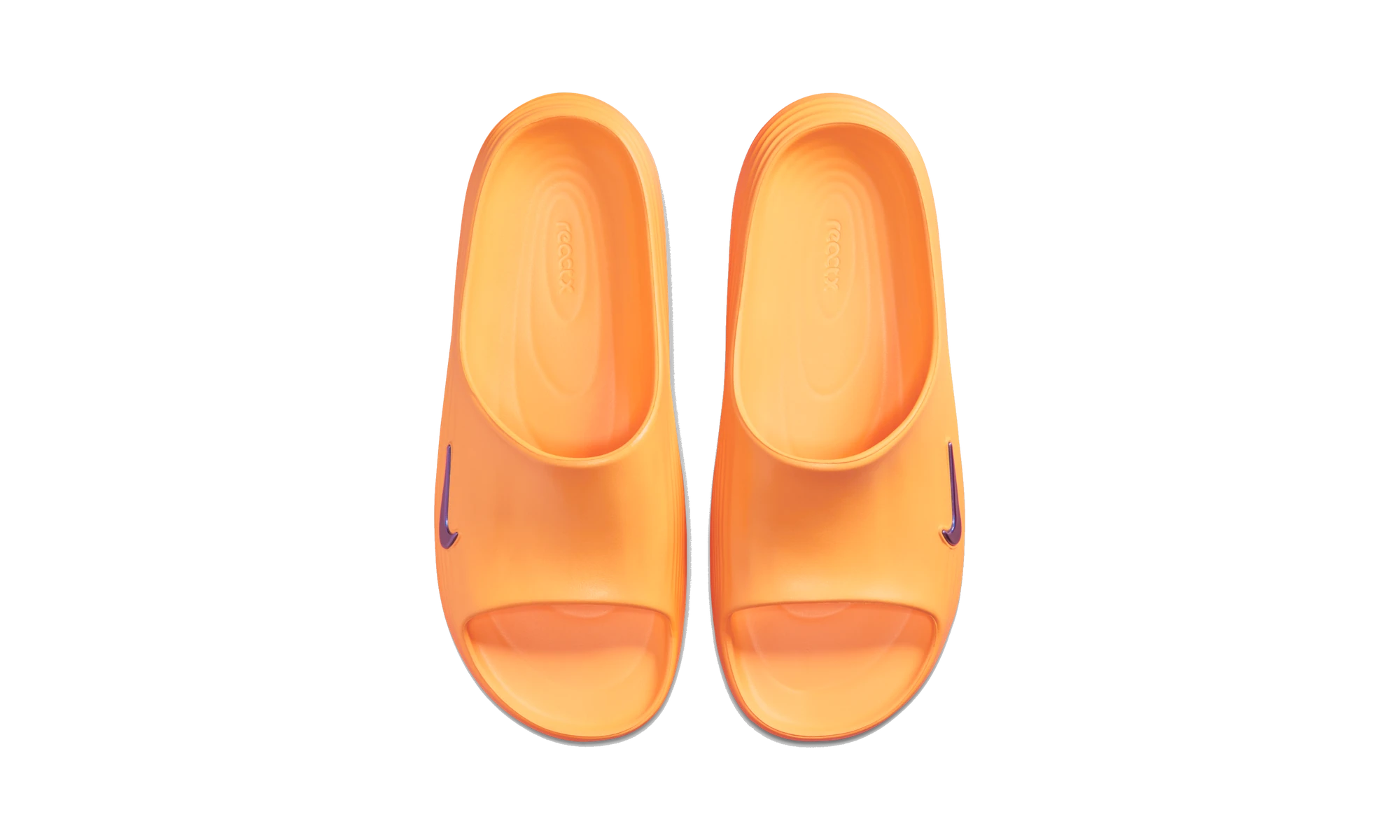 Nike ReactX Rejuven8 Slide Citron Pulse Laser Orange Volt Ice