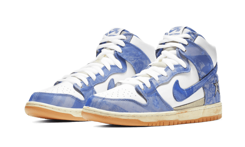 Nike SB Dunk High Carpet Company, Blue/White-Gum (CV1677-100)