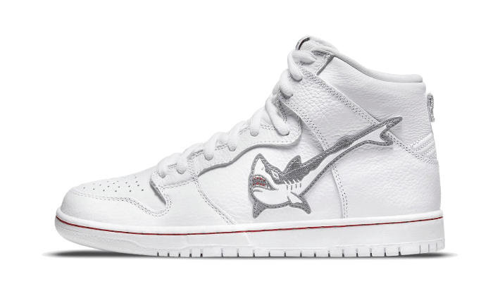 Nike SB Dunk High Oski Great White, White/Cool Grey-White-White (DC8908-105)