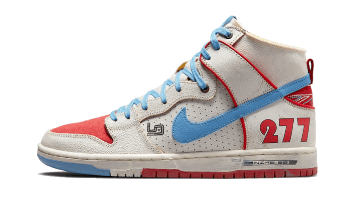 Nike SB Dunk High Pro Ishod Wair x Magnus Walker, Sail/University Blue-Red (DH7683-100)