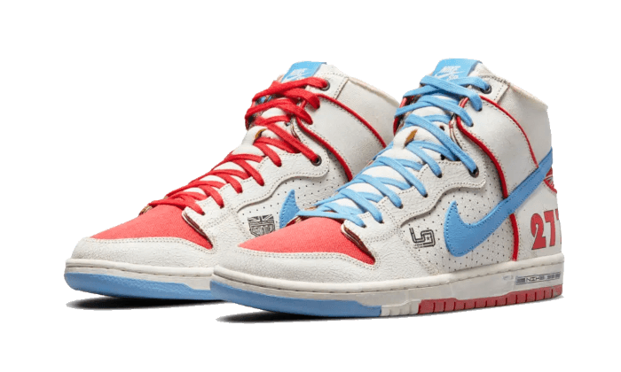 Nike SB Dunk High Pro Ishod Wair x Magnus Walker, Sail/University Blue-Red (DH7683-100)