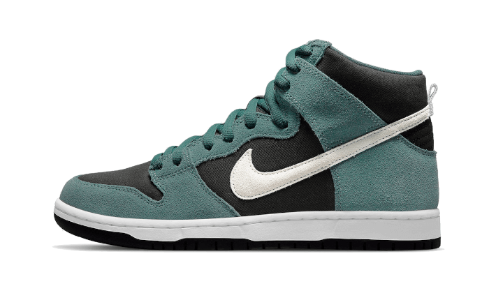 Nike SB Dunk High Pro Mineral Slate Suede, Mineral Slate/Sail-Black-White (DQ3757-300)