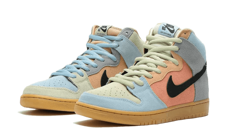 Nike SB Dunk High Spectrum, Multi-Color/Black-Gum (CN8345-001)