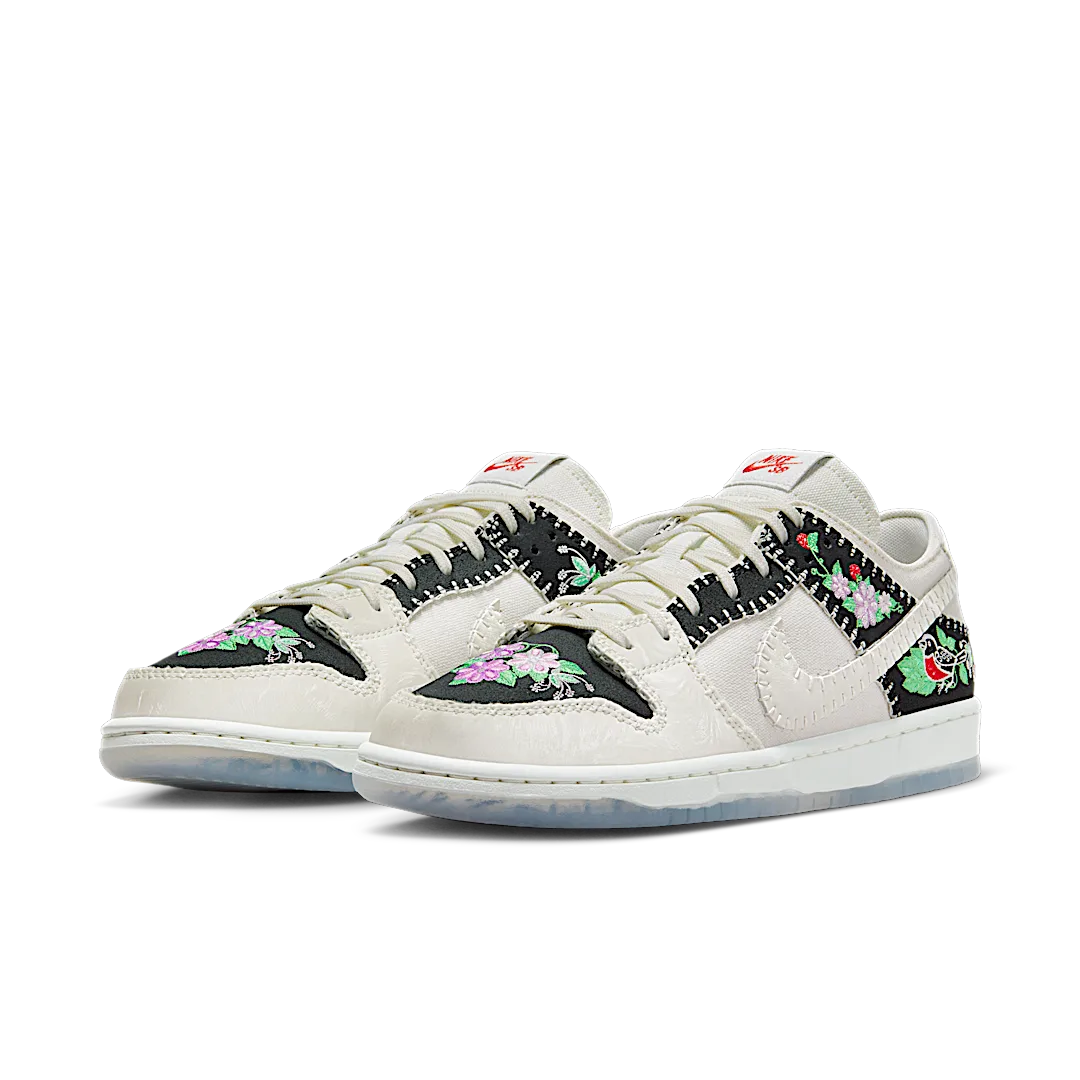 Nike SB Dunk Low Decon N7 Black Sail, Light Green Spark/Sail-Summit White-University Red (FD6951-300)