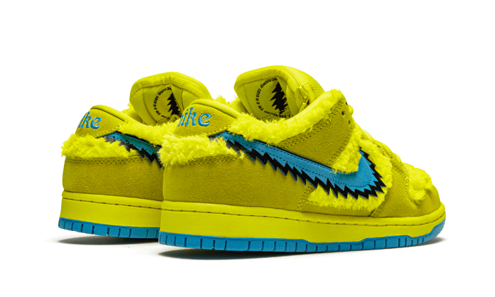 Nike SB Dunk Low Grateful Dead Bears Opti Yellow, Opti Yellow/Blue Fury (CJ5378-700)