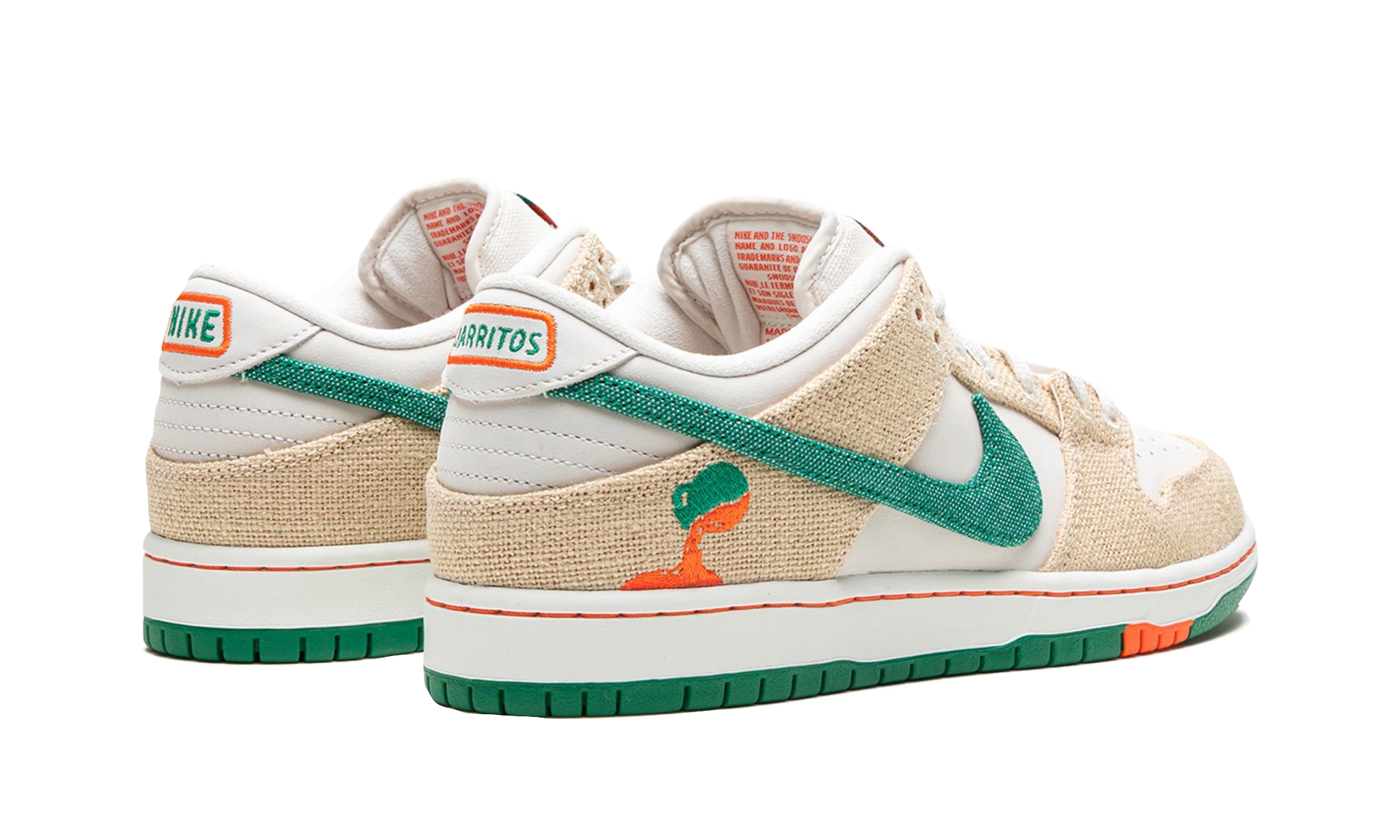 Nike SB Dunk Low Jarritos, Phantom/Safety Orange/Malachite (FD0860-001)