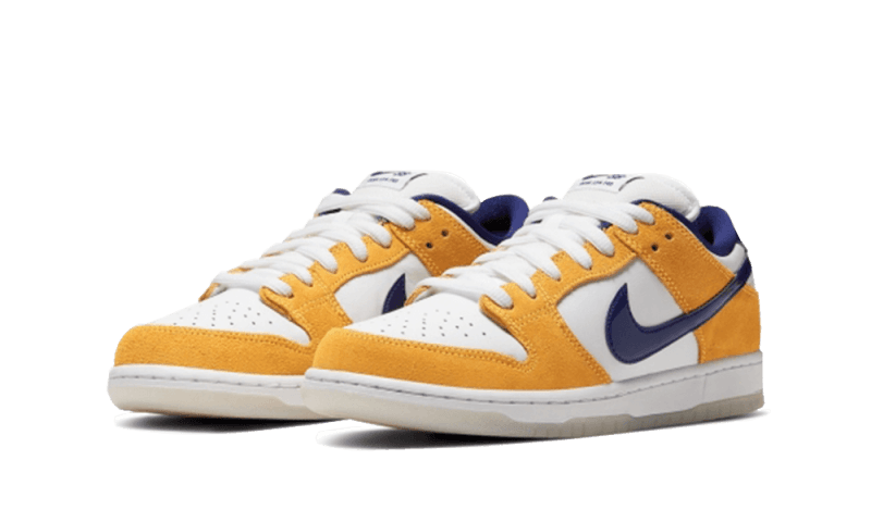 Nike SB Dunk Low Laser Orange, White/Regency Purple-Laser Orange (BQ6817-800)