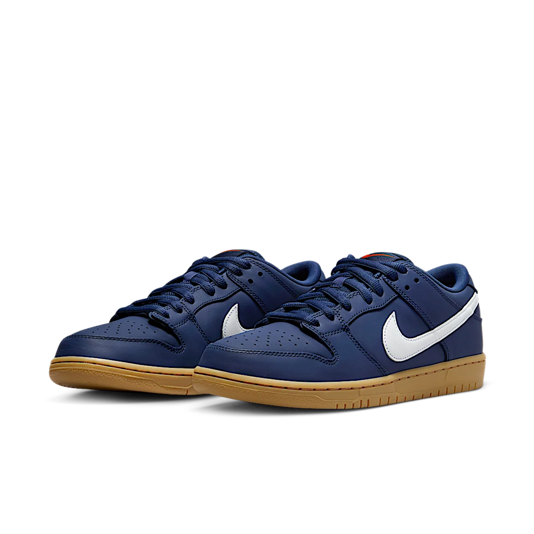 Nike SB Dunk Low Navy Gum, Navy/White-Gum Light Brown (FJ1674-400)