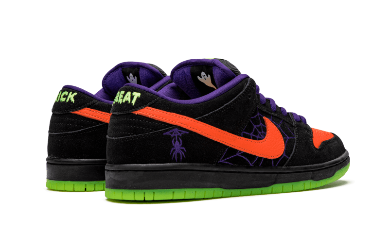 Nike SB Dunk Low Night of Mischief Halloween, Black/Orange-Purple-Electric Green (BQ6817-006)