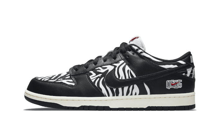 Nike SB Dunk Low OG QS Quartersnacks Zebra, Black/White-Black (DM3510-001)