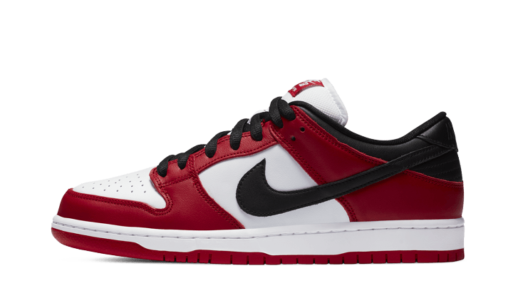 Nike SB Dunk Low Pro J-Pack Chicago, Varsity Red/Black-White (BQ6817-600)