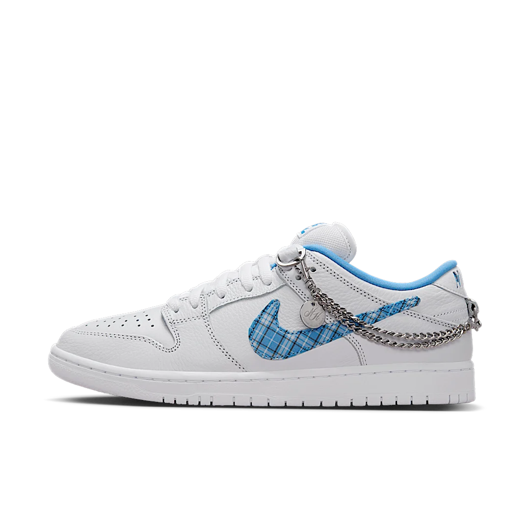 Nike SB Dunk Low Pro Nicole Hause, White/University Blue/White/Midnight Navy/Pure Platinum (FZ8802-100)