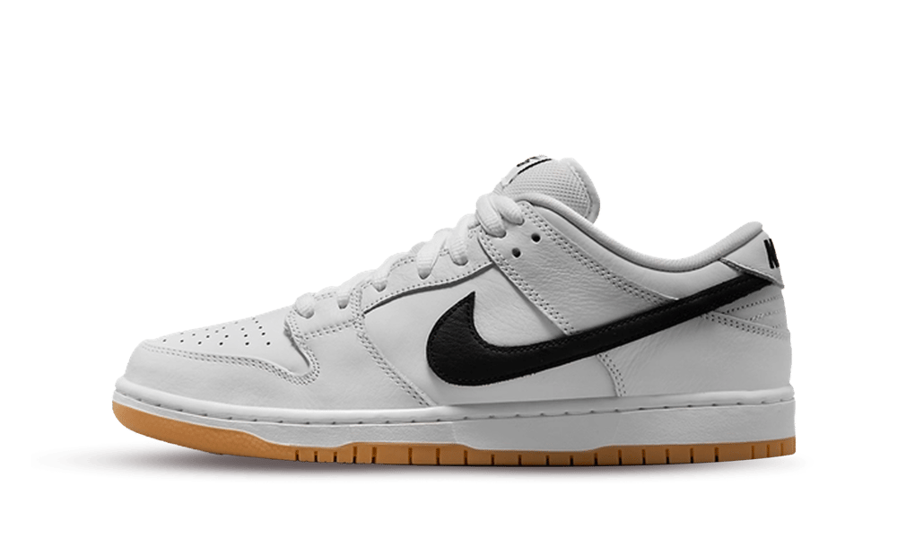 Nike SB Dunk Low Pro White Gum, White/Black/White/Gum Light Brown (CD2563-101)