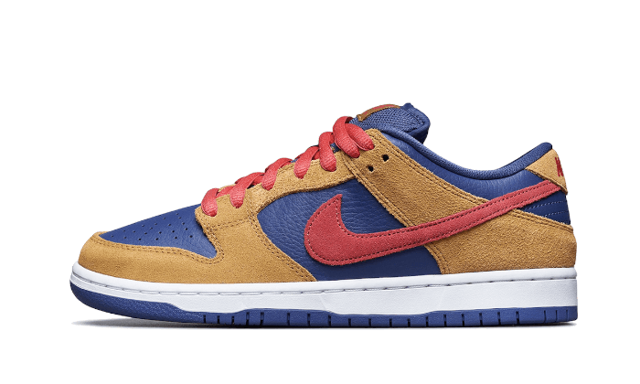 Nike SB Dunk Low Reverse Papa Bear, Wheat/Light Fusion Red-Dark Purple (BQ6817-700)