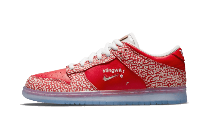 Nike SB Dunk Low Stingwater Magic Mushroom, Red/White-Ice (DH7650-600)