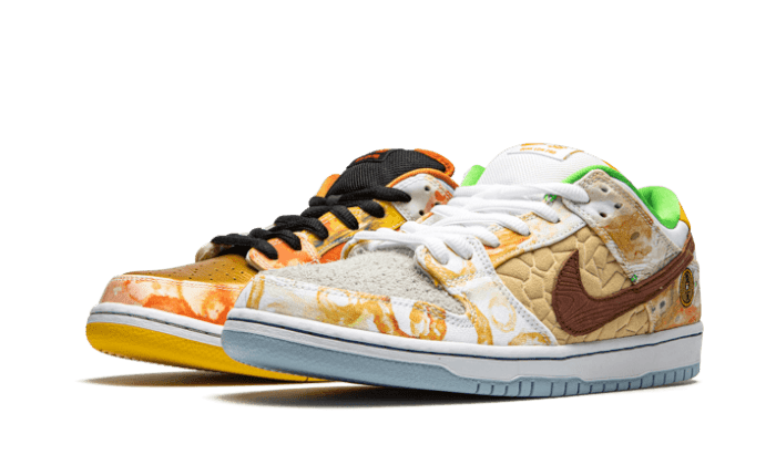 Nike SB Dunk Low Street Hawker (Special Box), Metallic Copper/Light Silver-Pueblo Brown-Metallic Silver (CV1628-800)