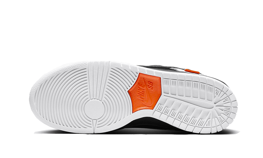 Nike SB Dunk Low TIGHTBOOTH, White/Black-Safety Orange (FD2629-100)