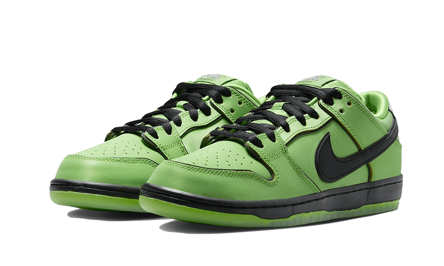 Nike SB Dunk Low The Powerpuff Girls Buttercup, Mean Green/Black/Lotus Pink (FZ8319-300)