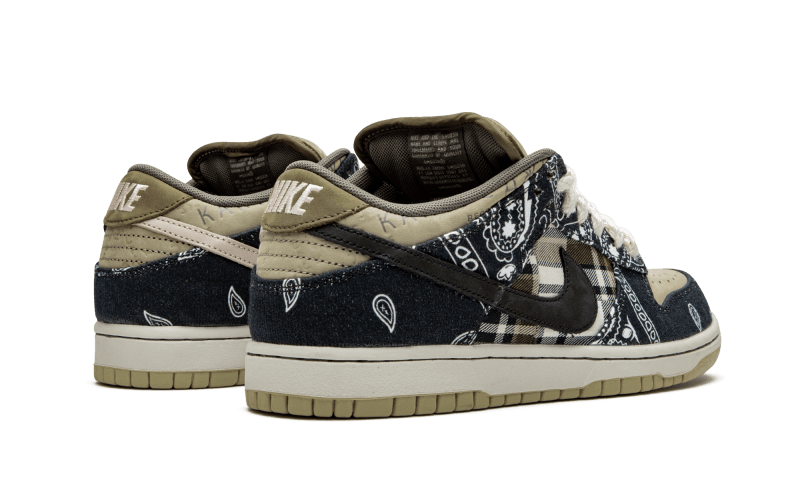 Nike SB Dunk Low Travis Scott, Black/Black-Parachute Beige-Petra Brown (CT5053-001)