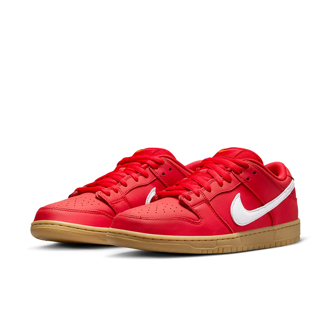 Nike SB Dunk Low University Red Gum, University Red/White/Gum Light Brown/Gym Red (FJ1674-600)