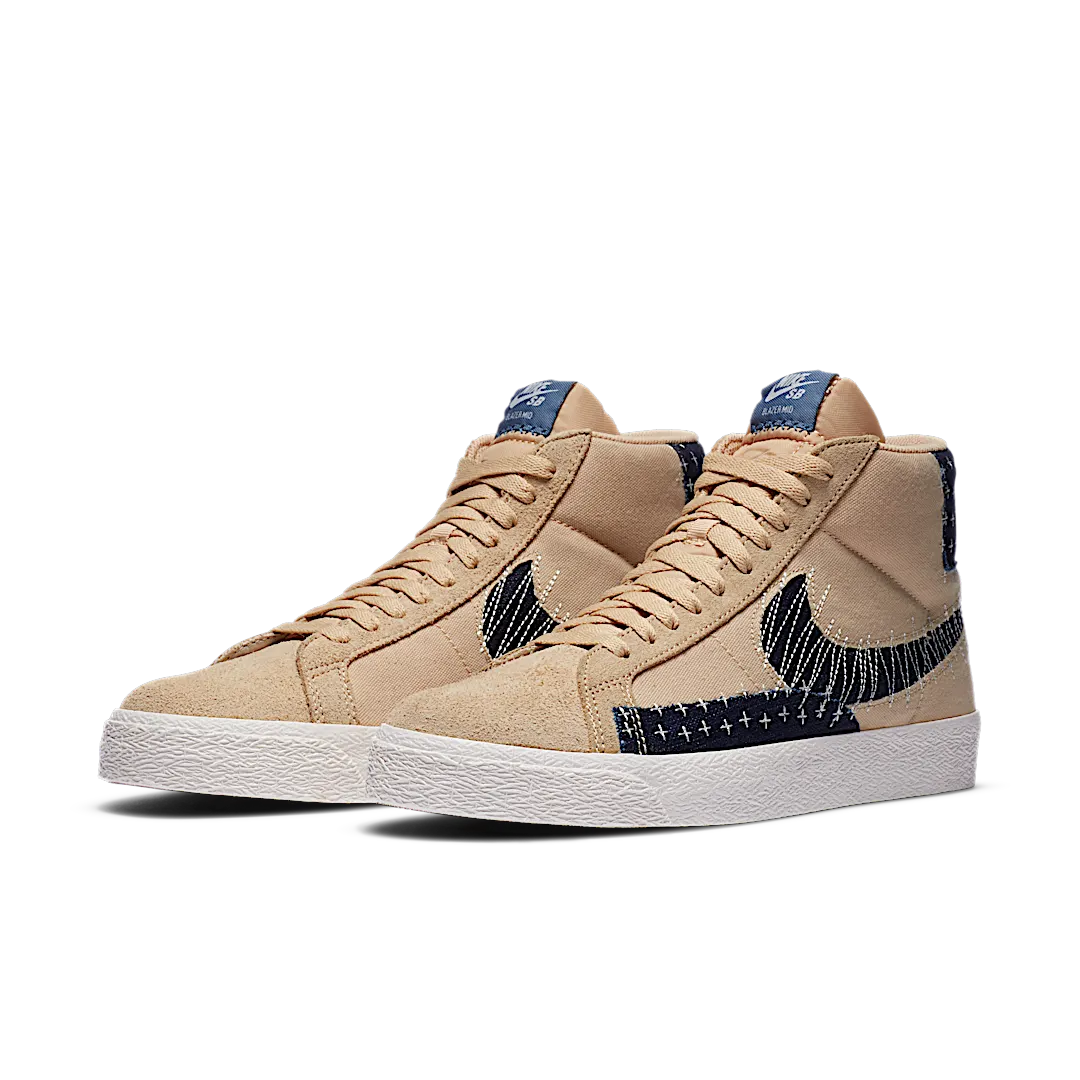 Nike SB Zoom Blazer Mid Sashiko Sesame