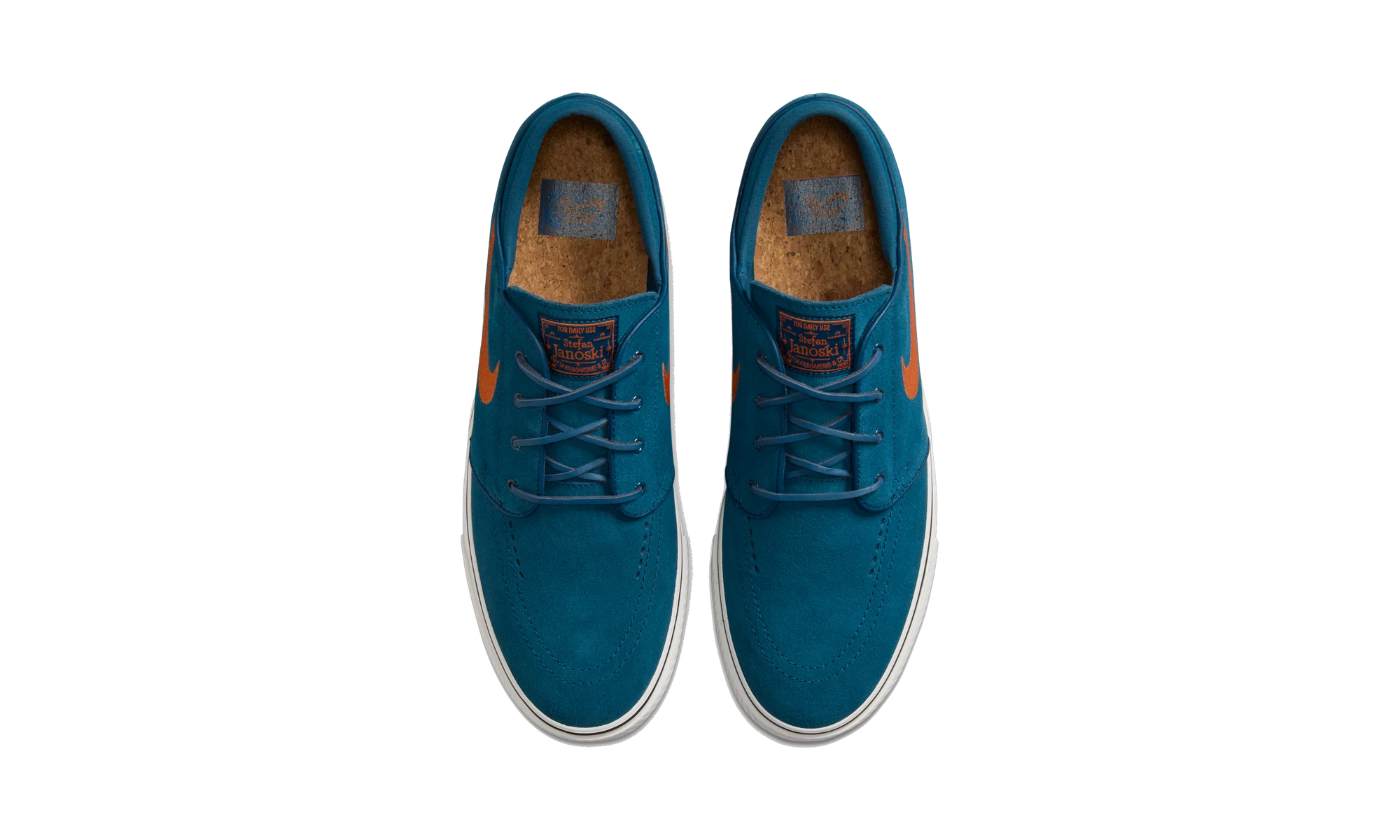 Nike SB Zoom Janoski OG+ Blue Force Campfire Orange