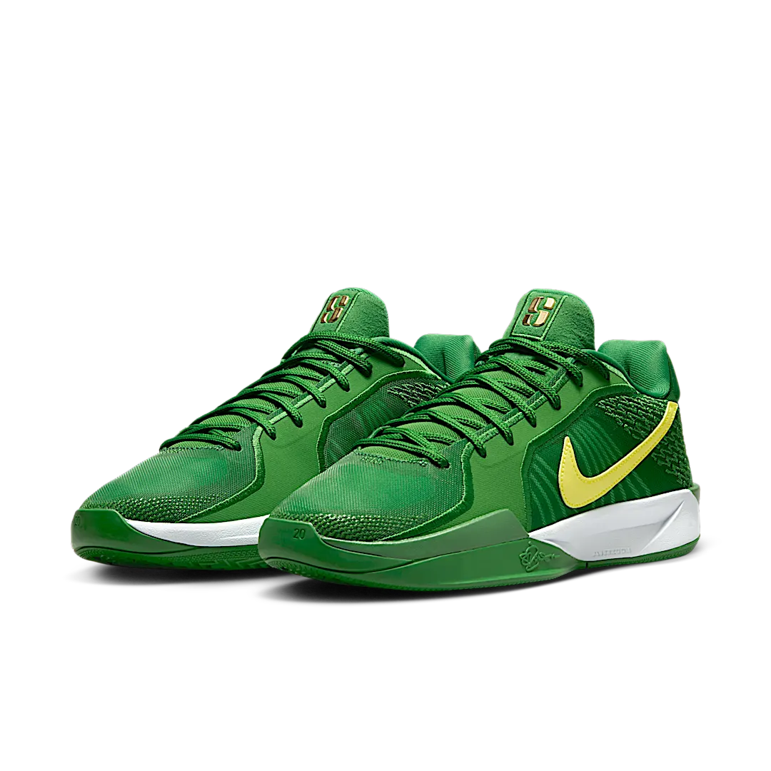 Nike Sabrina 2 Oregon, Apple Green/White/Yellow Strike (HQ4344-300/HQ4345-300)