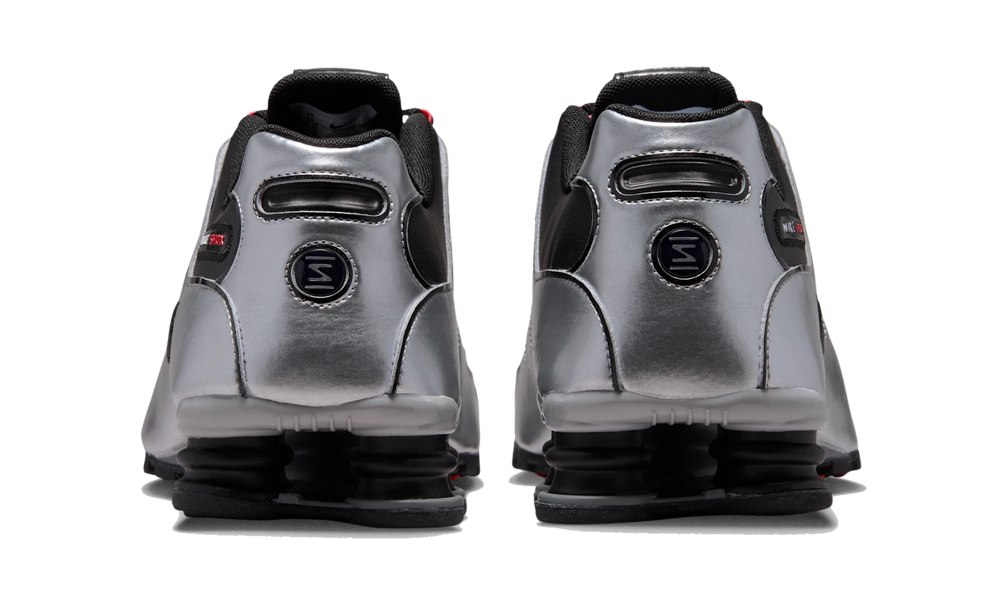 Nike Shox NZ Black Metallic Silver University Red