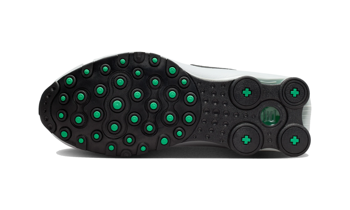 Nike Shox NZ Grey Fog Stadium Green Black