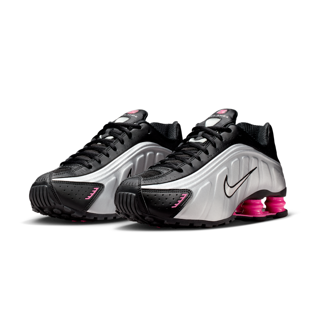 Nike Shox R4 Black Metallic Silver Pinksicle, Black/Pinksicle/Metallic Silver (AR3565-012)