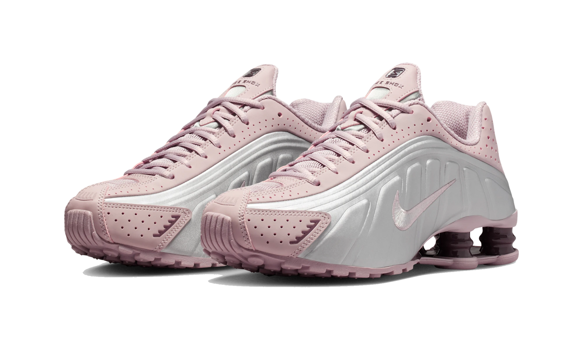 Nike Shox R4 Particle Rose Tattoo Silver