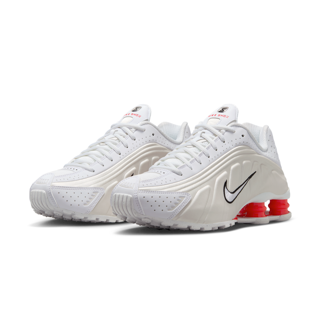 Nike Shox R4 White Phantom Picante Red