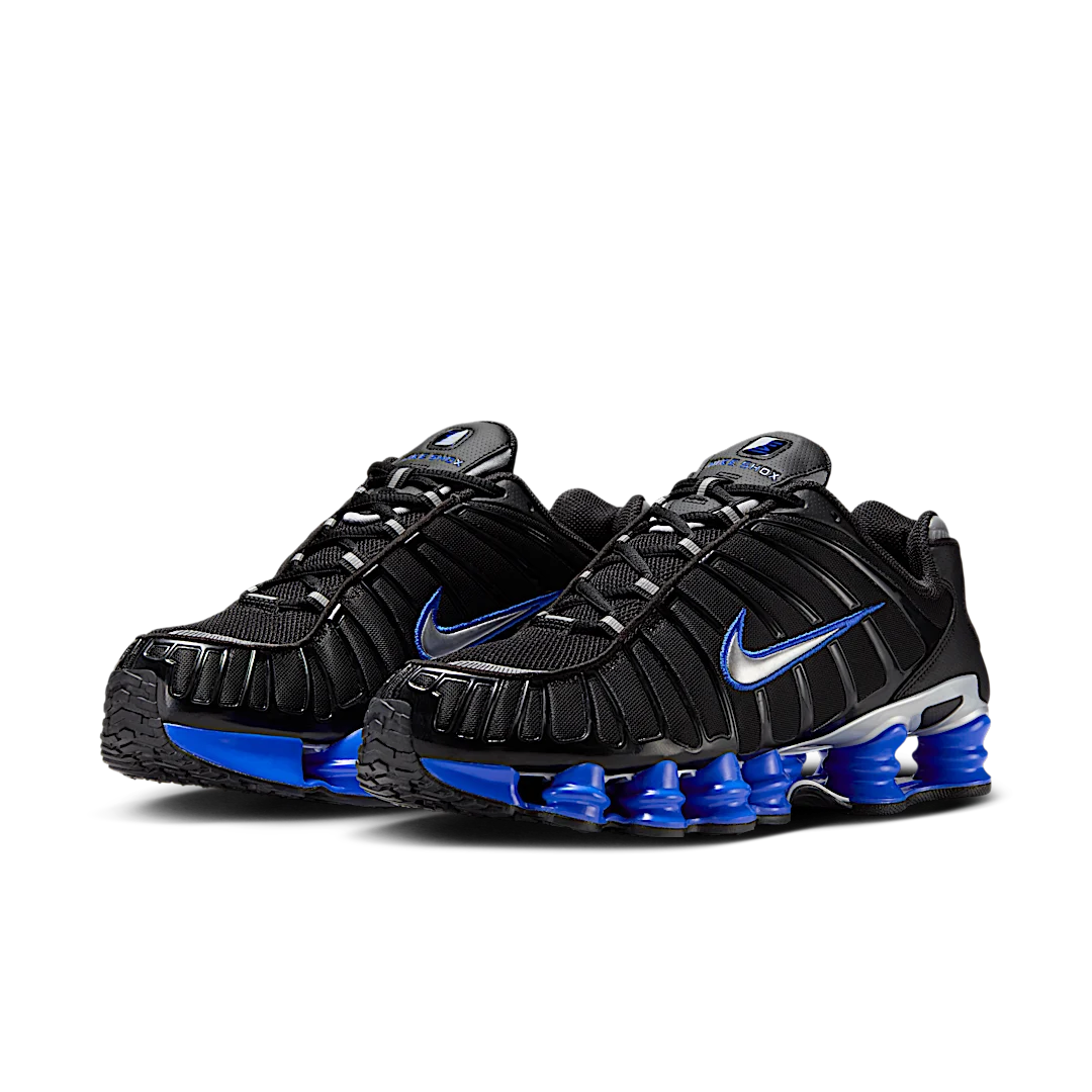 Nike Shox TL Black Racer Blue Metallic Silver
