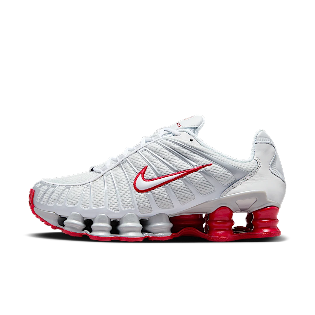 Nike Shox TL Gym Red, Platinum Tint/White/Gym Red (FZ4344-001)