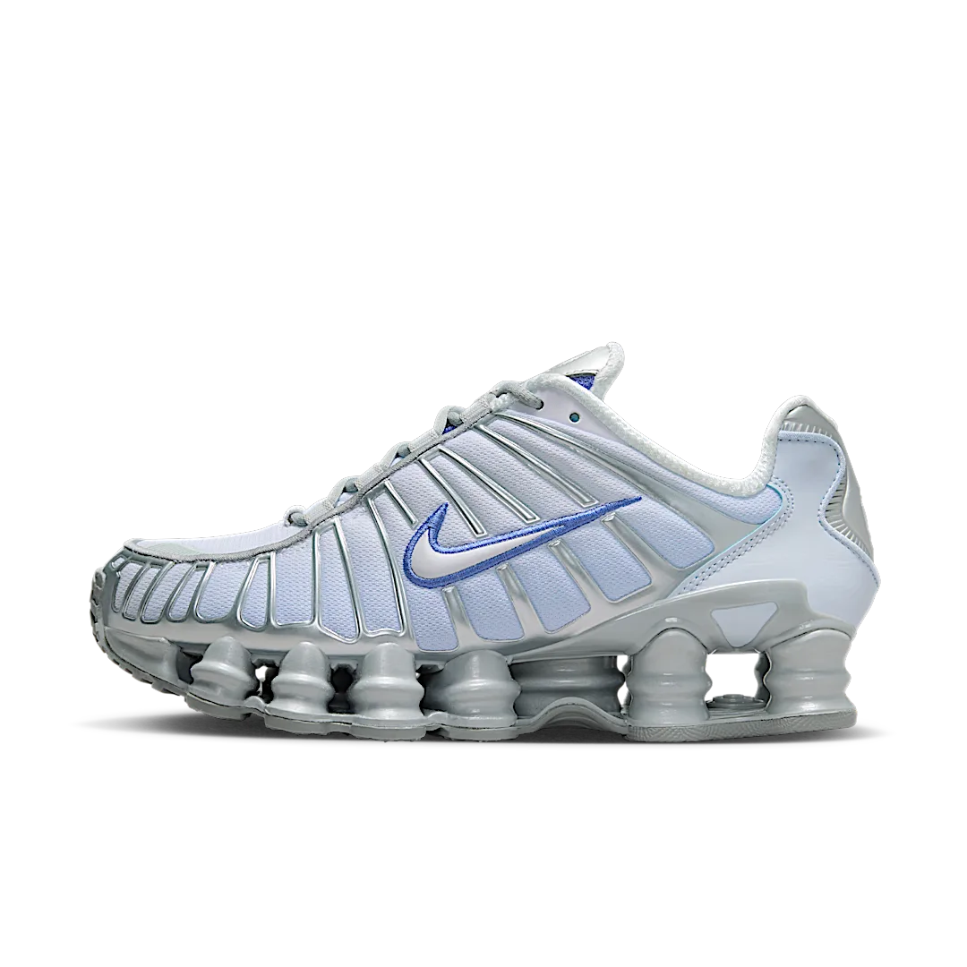 Nike Shox TL Metallic Platinum Blue Tint, Metallic Platinum/Polar/Blue Tint/White (FQ2775-001)