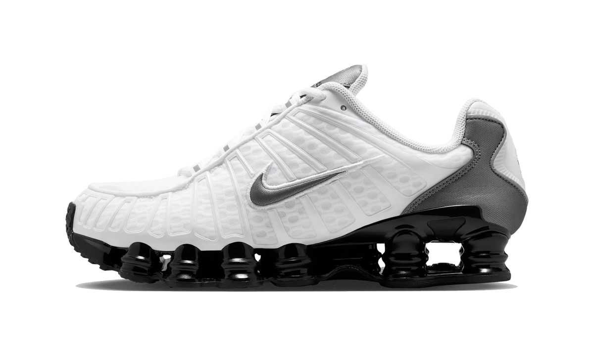 Nike Shox TL White Black Metallic Cool Grey