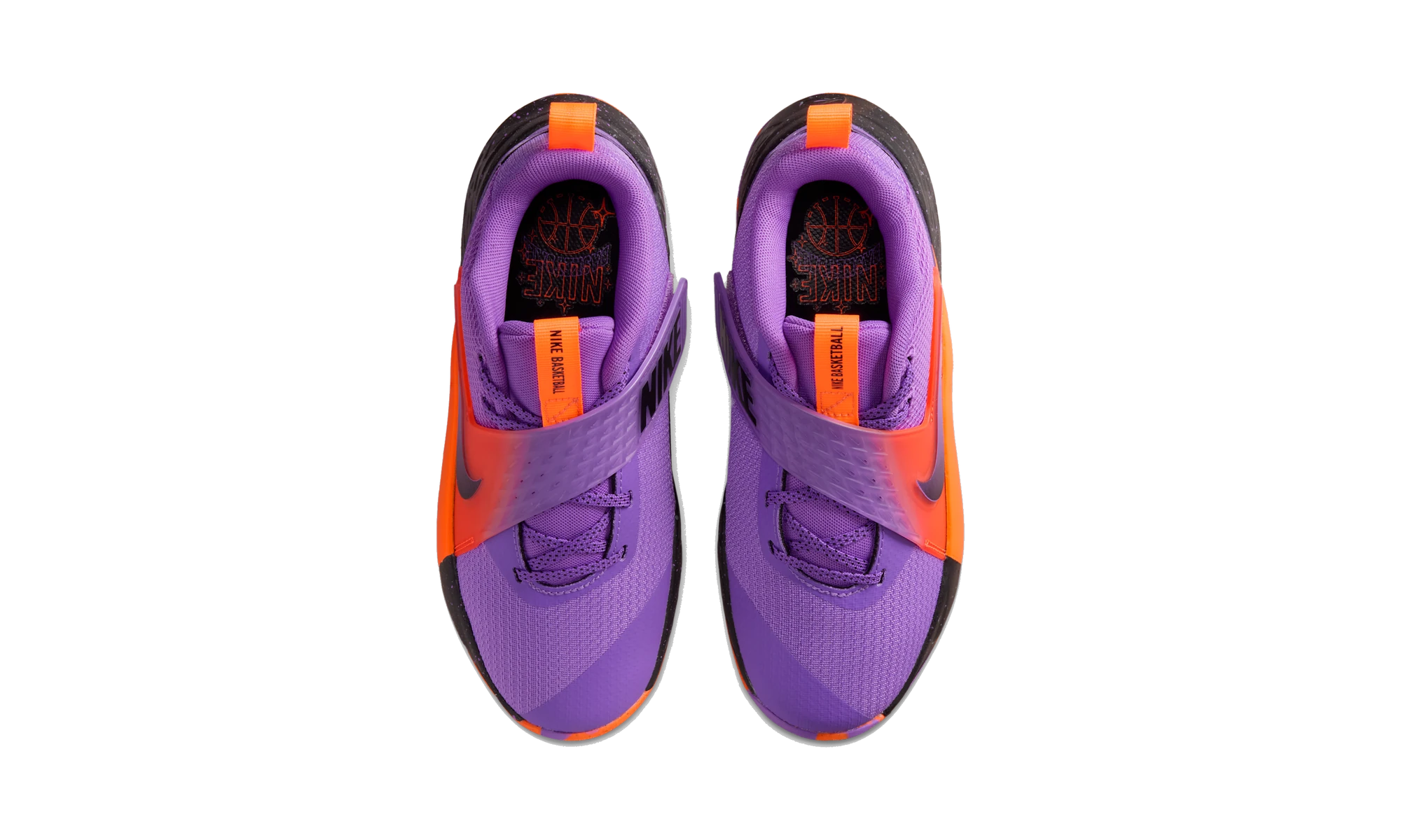 Nike Team Hustle D 12 Bright Violet Total Orange