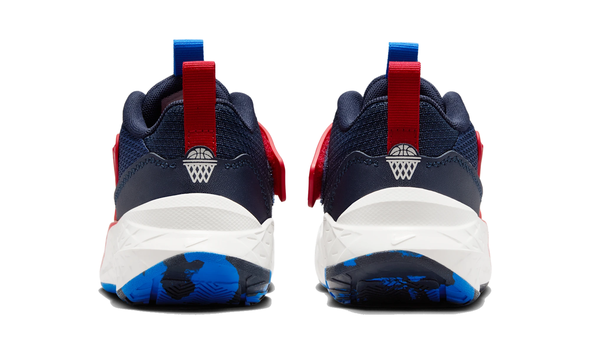 Nike Team Hustle D 12 Team Navy University Red Sail (PS)