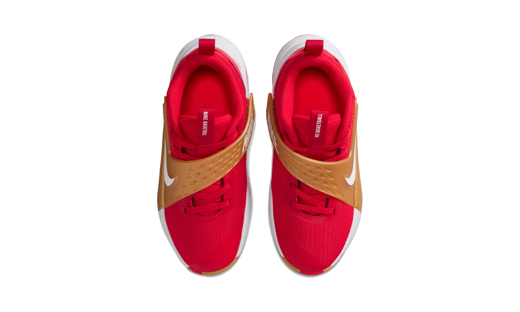 Nike Team Hustle D 12 University Red Metallic Gold (PS)