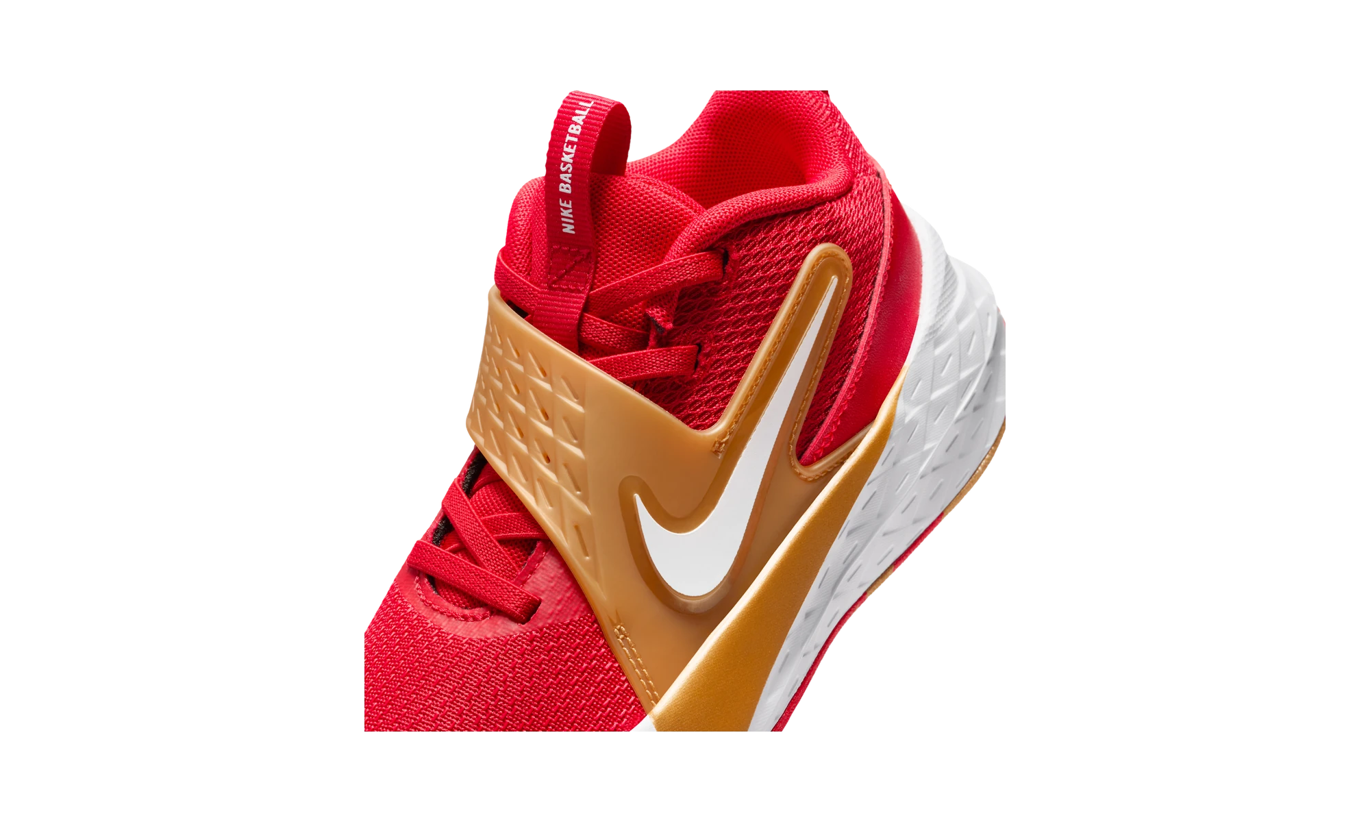 Nike Team Hustle D 12 University Red Metallic Gold (PS)