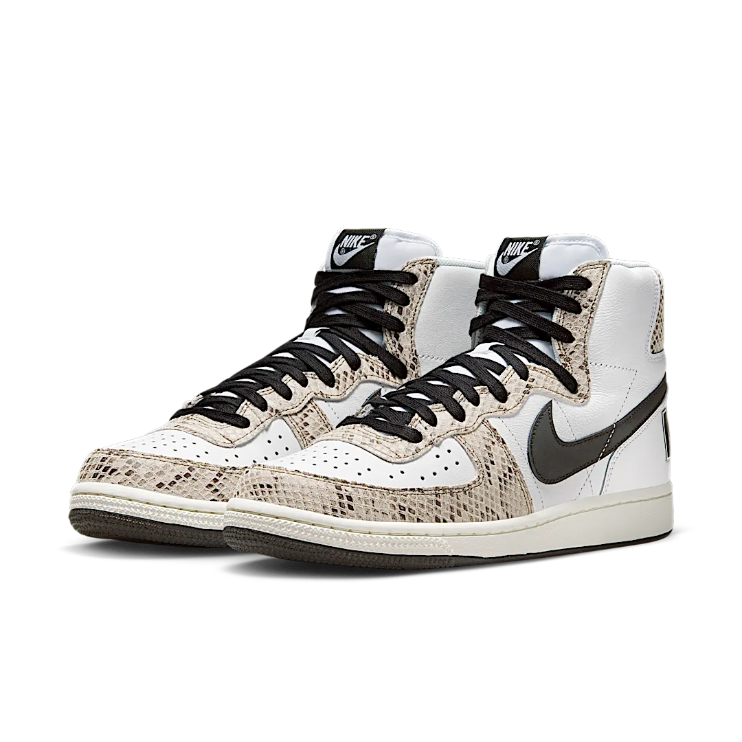 Nike Terminator High Cocoa Snake (2022), White/Black-Sail-Cocoa (FB1318-100)