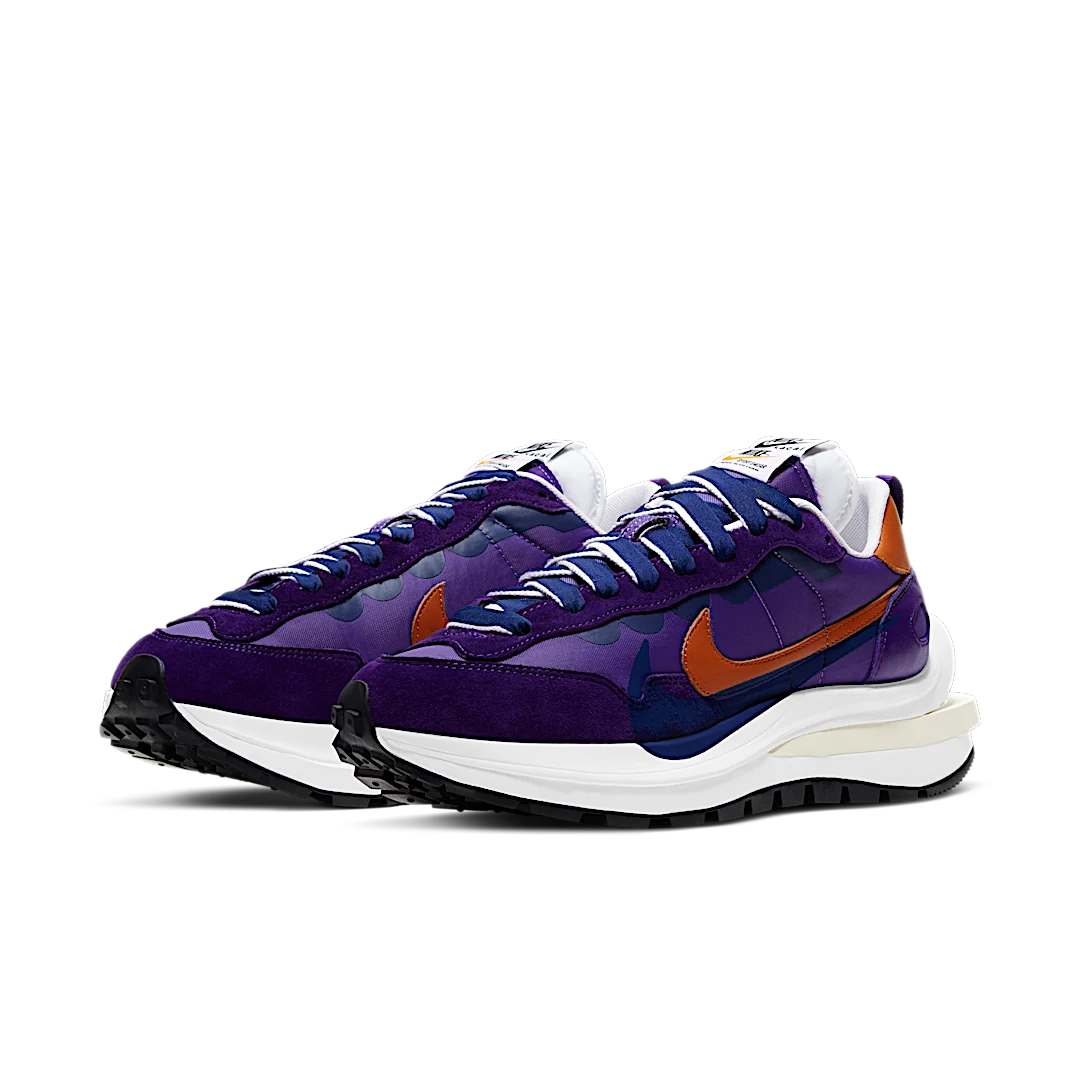 Nike Vaporwaffle sacai Dark Iris, Purple/Orange-Summit White-Black (DD1875-500)