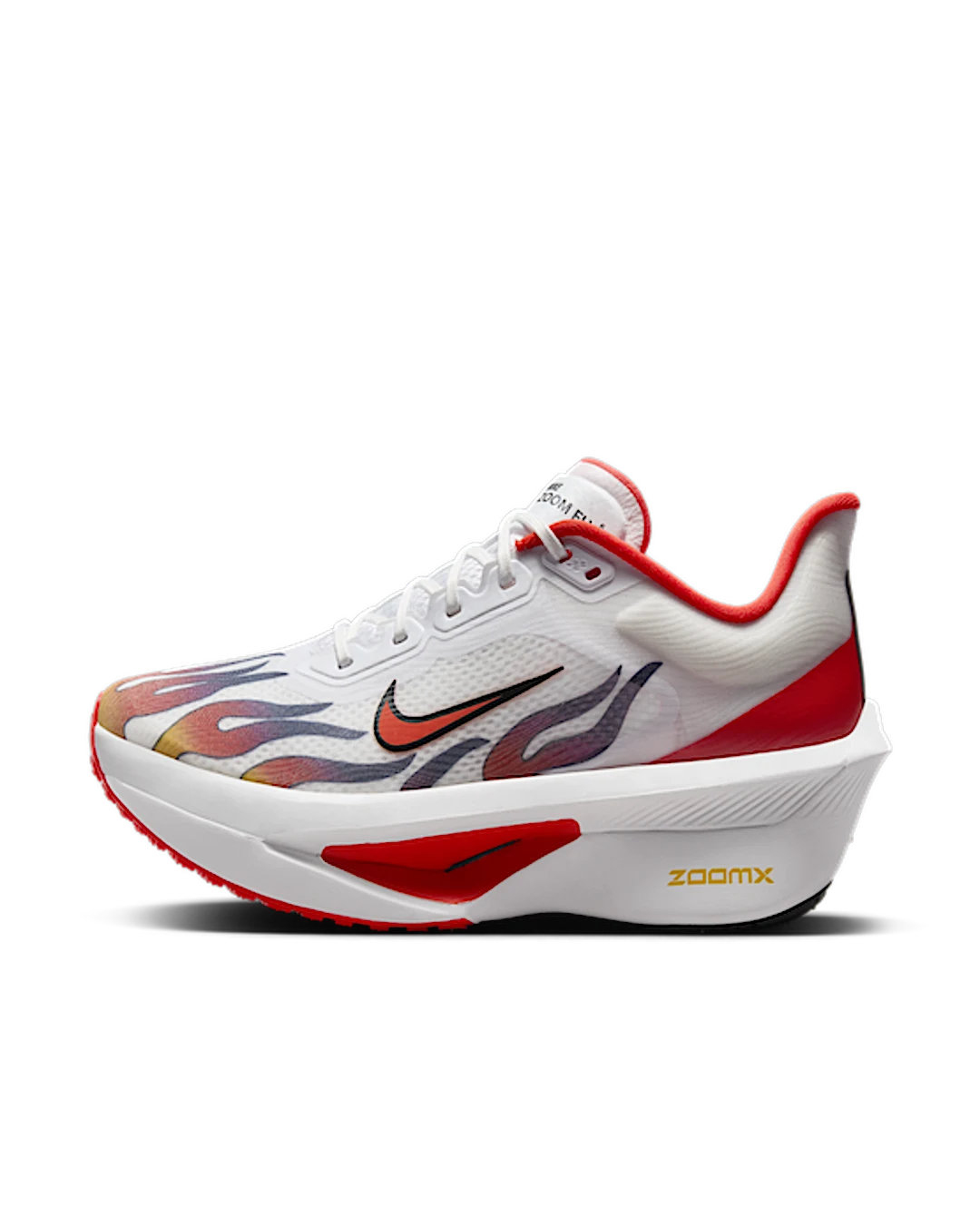 Nike Zoom Fly 6 Ekiden Pack, White/Habanero Red-Black-University Red-University Gold-Concord (HQ3498-100)