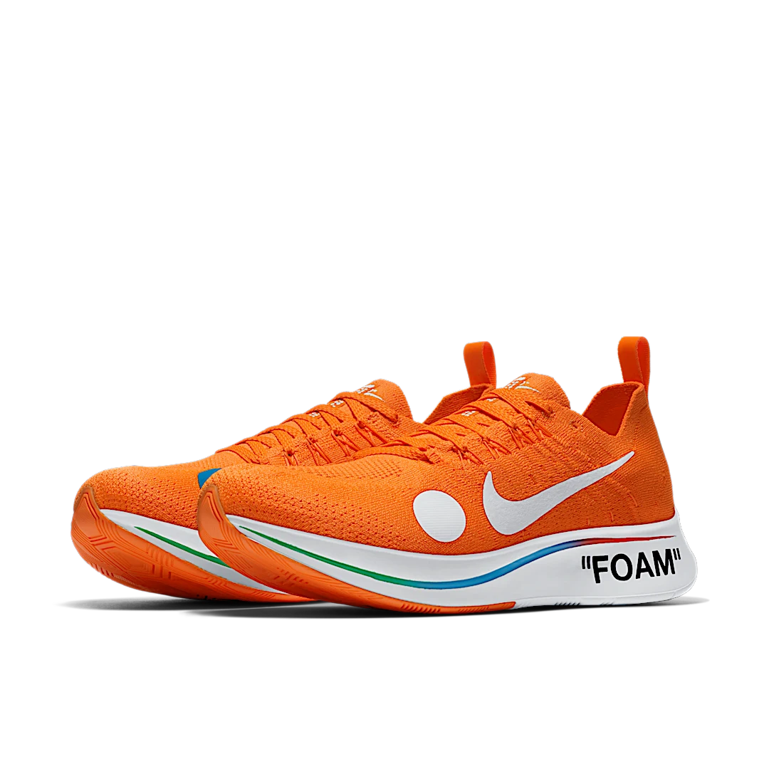 Nike Zoom Fly Mercurial Off-White Total Orange, Total Orange/White-Volt (AO2115-800)