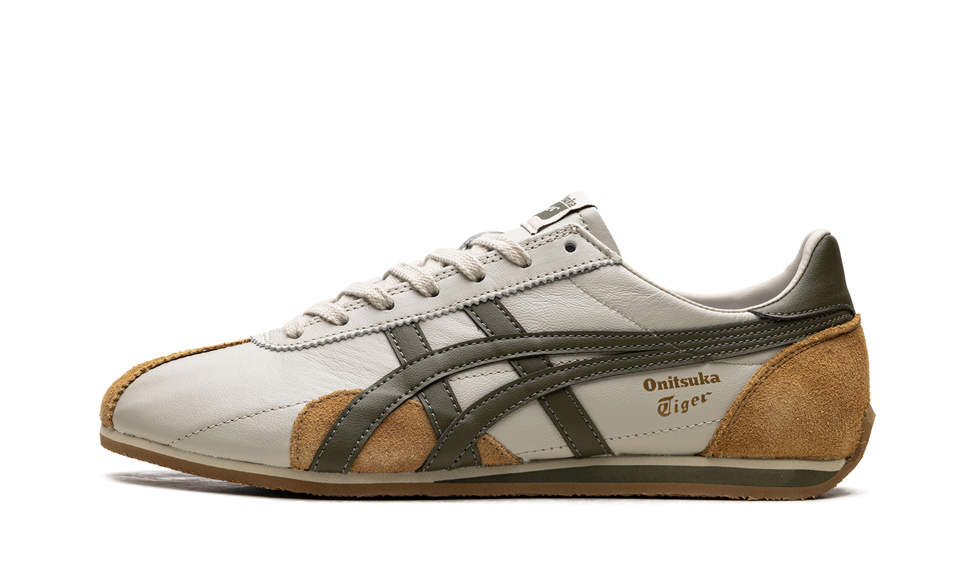 Onitsuka Tiger Runspark Beige Olive Green Mustard Yellow